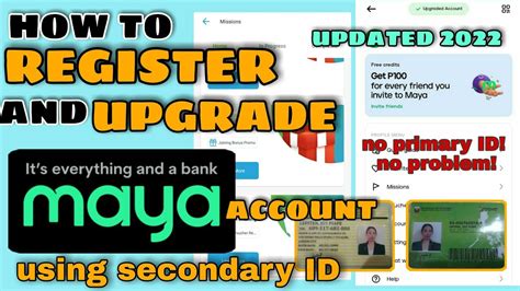 paymaya verification id|PAANO MAG REGISTER AT UPGRADE NG ACCOUNT KAY .
